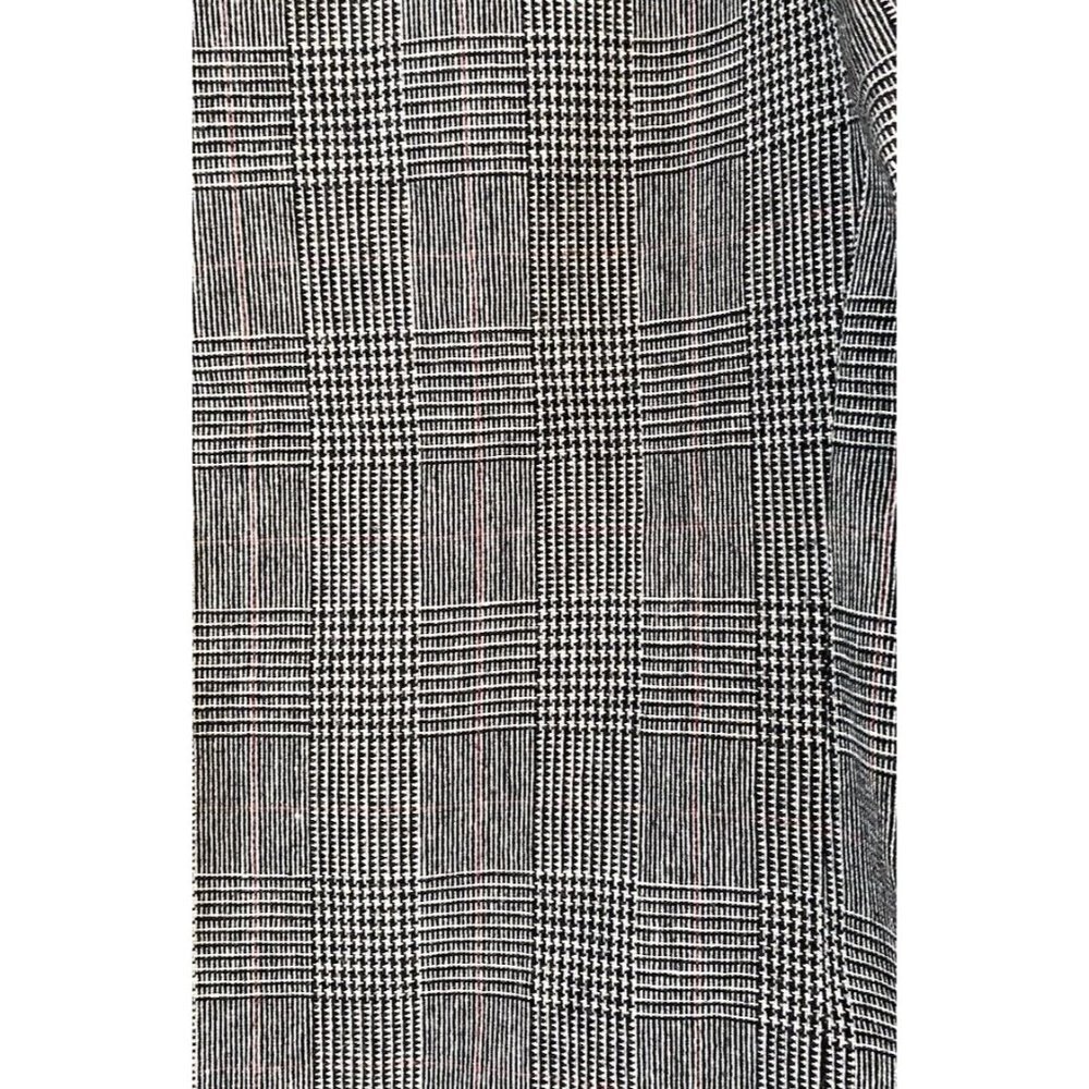 Alfred Dunner Womens Plaid Black & Pink Blazer Size 16 Lined Career Casual - Picture 3 of 5